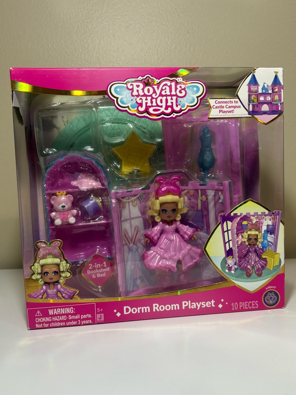 Dorm Room Playset - Pink